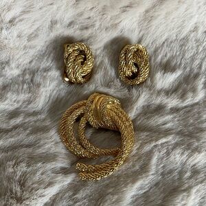 Christian Dior Earrings & Brooch